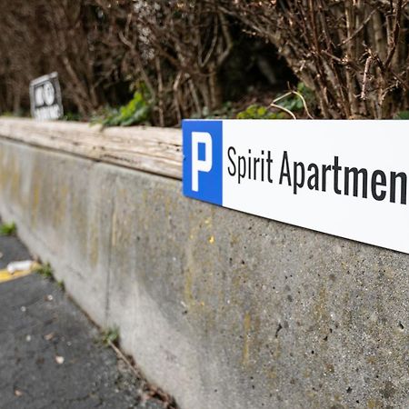 Spirit Apartments - Studio 1 - Kueche - Parkplatz Engelberg Exterior foto